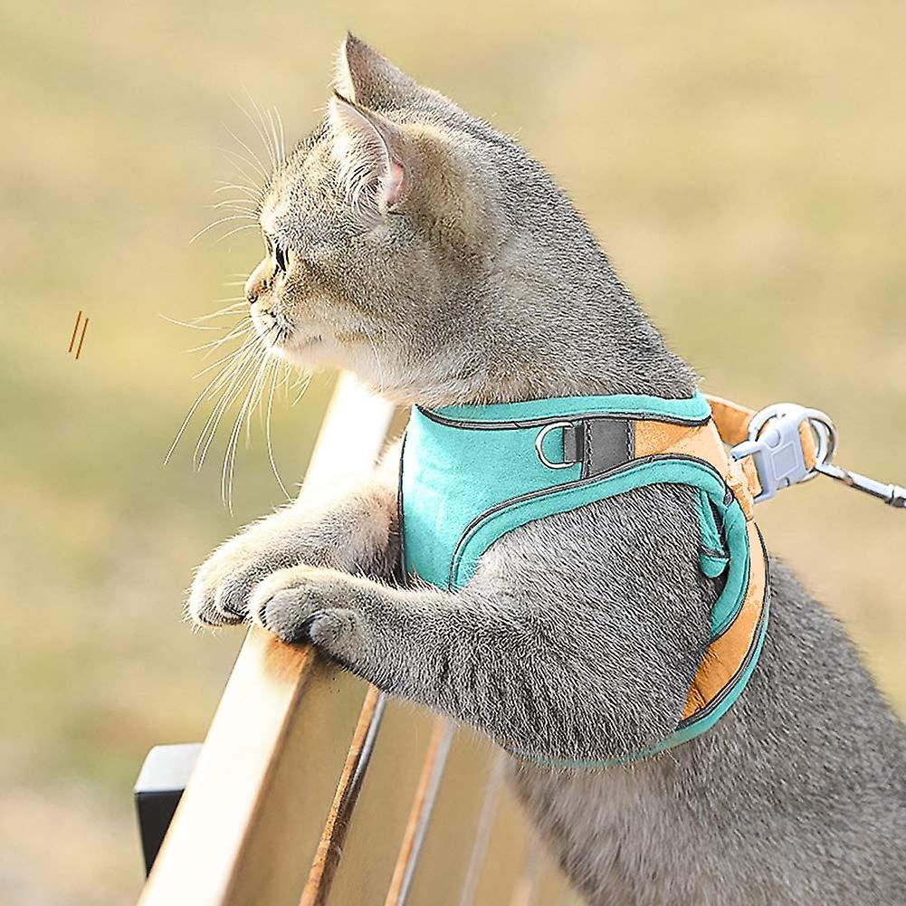 Foto 4 pulgar | Arnés Reflectante Para Gatos Huoguo Con Correa Ajustable - Venta Internacional.