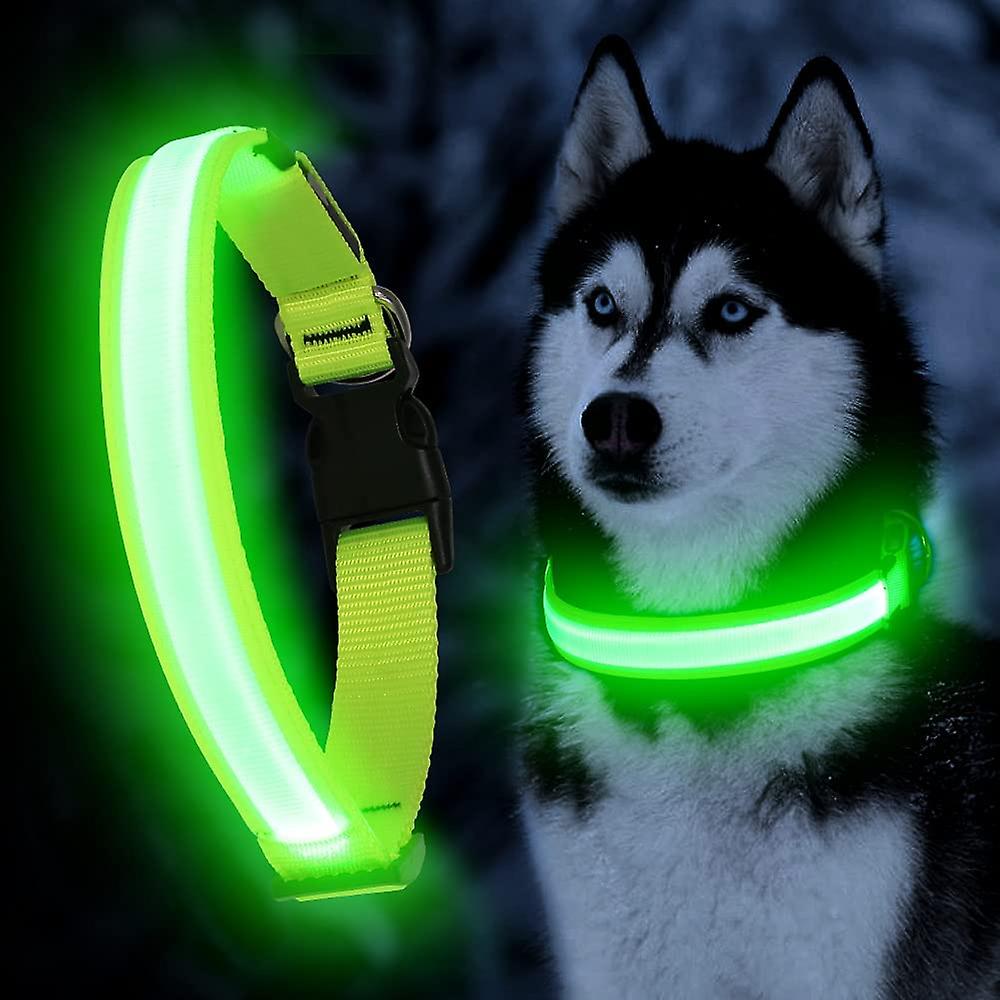 Foto 2 pulgar | Collar Para Perro Huoguo, Ultraligero, Led Intermitente, Ajustable - Venta Internacional.