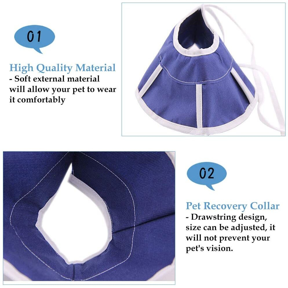 Foto 4 pulgar | Collar De Recuperación Asocea Ajustable Para Perros Y Gatos - Venta Internacional.