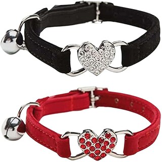 Foto 5 | Collar Para Gatos Huoguo Heart Con Cinturón De Seguridad Y Campana Ajustables - Venta Internacional.