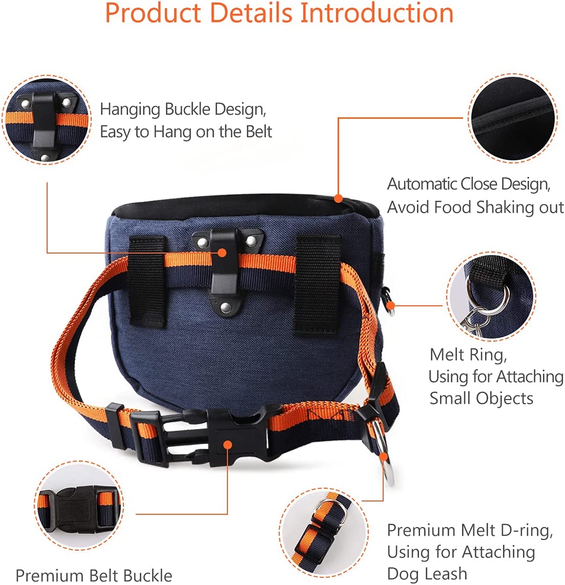 Foto 4 pulgar | Bolsa De Entrenamiento Para Perros Huoguo, Impermeable, Oxford - Venta Internacional.