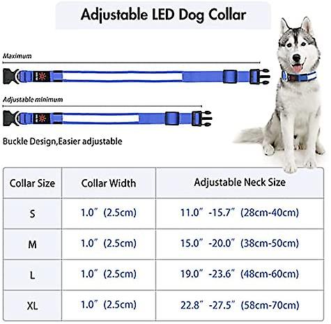 Foto 3 pulgar | Collar Led Para Perros Huoguo, Ultraligero, Impermeable Y Ajustable - Venta Internacional.