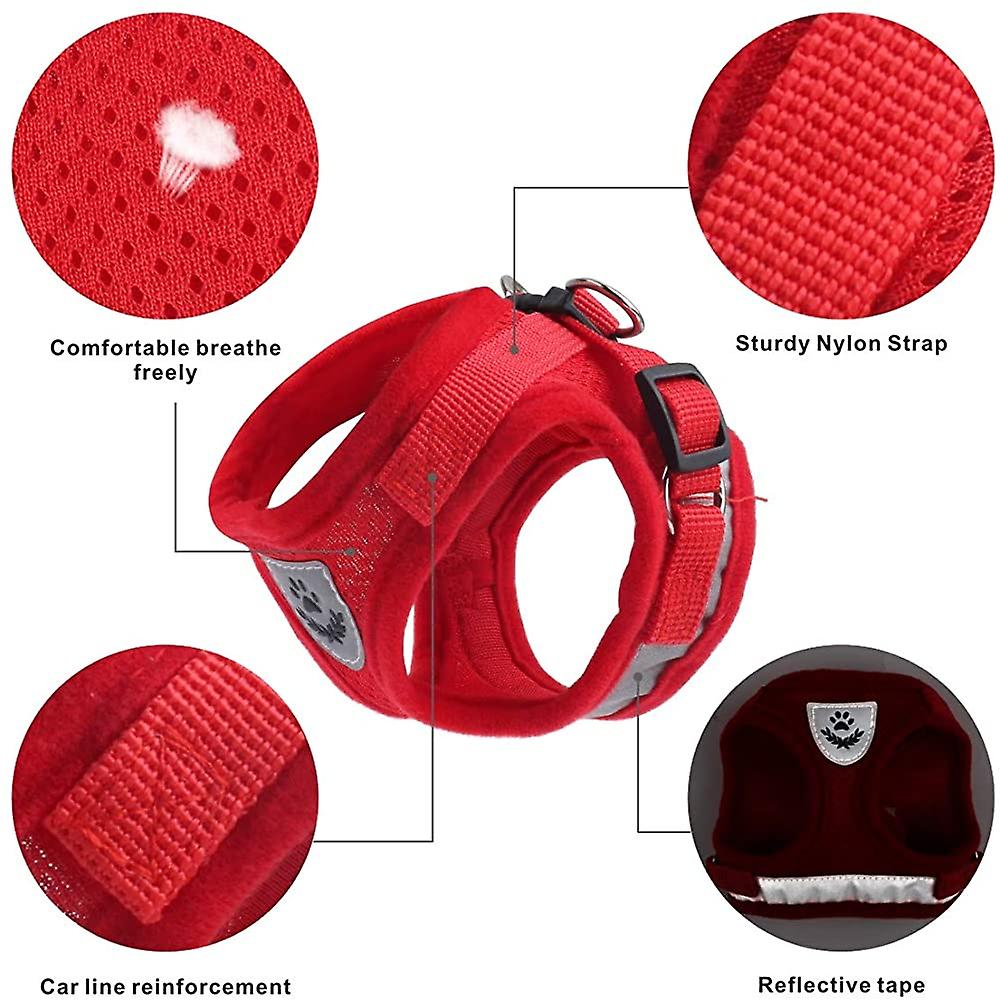 Foto 4 pulgar | Conjunto De Arnés Y Correa Para Gatos, Chaleco Ajustable De Malla Suave Huoguo - Venta Internacional.