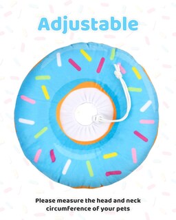 Foto 4 | Collar De Recuperación Huoguo Ajustable En Forma De Rosquilla Con Forma De Gato, De Algodón, Talla M - Venta Intern