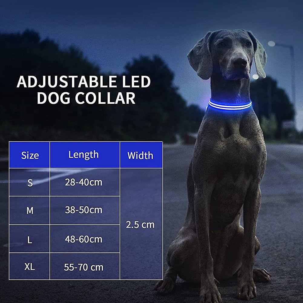 Foto 5 pulgar | Collar Para Perro Light Up Huoguo, Recargable Por Usb, Resistente Al Agua - Venta Internacional.