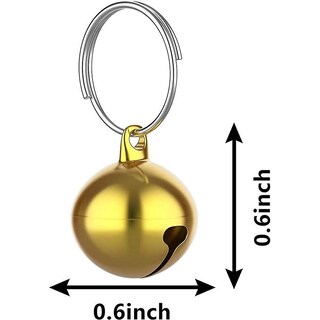 Foto 3 | Juego De Campanas Con Colgante Para Perros Y Gatos, 24 Unidades, Huoguo Gold - Venta Internacional.