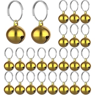 Foto 5 | Juego De Campanas Con Colgante Para Perros Y Gatos, 24 Unidades, Huoguo Gold - Venta Internacional.