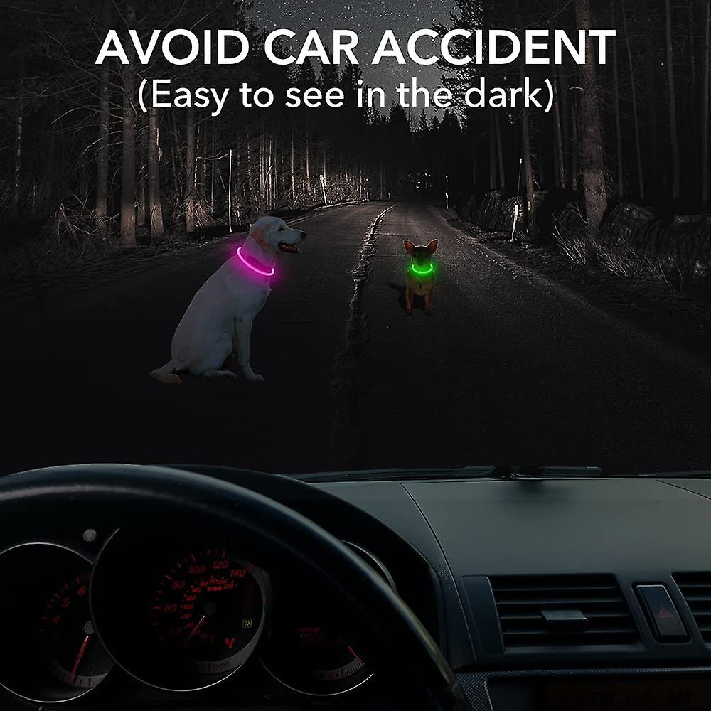 Foto 2 pulgar | Collar Led Para Perros Huoguo Safety Christmas Recargable - Venta Internacional.