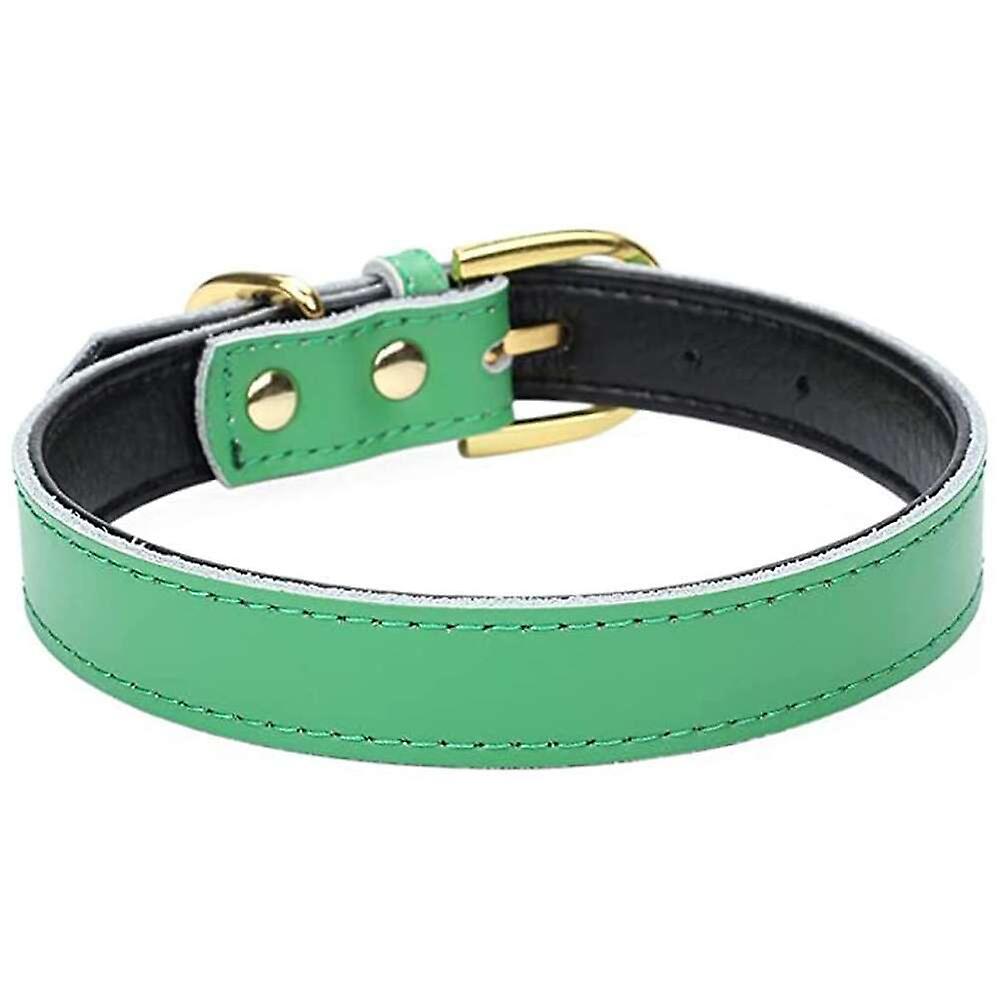 Foto 3 pulgar | Collar Para Mascotas, Piel Sintética Suave, Color Liso, Para Perros Y Gatos - Venta Internacional.