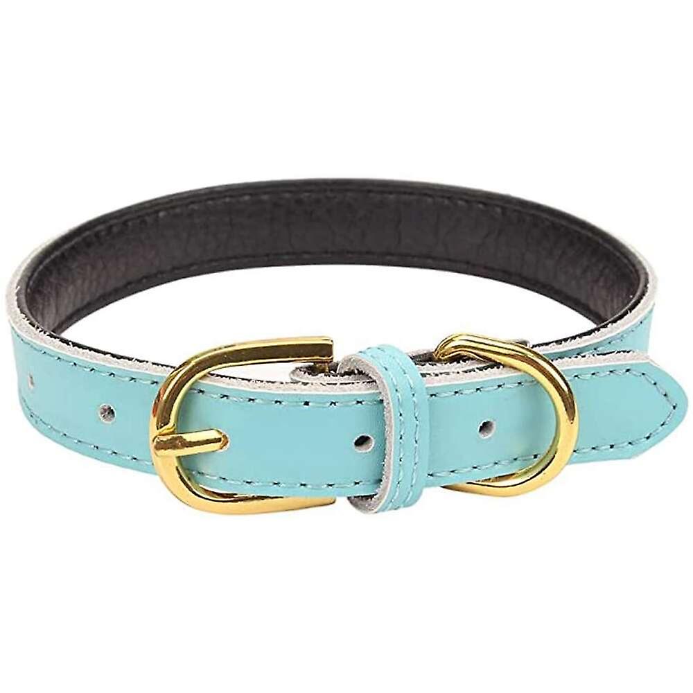 Foto 5 pulgar | Collar Para Mascotas, Piel Sintética Suave, Color Liso, Para Perros Y Gatos - Venta Internacional.