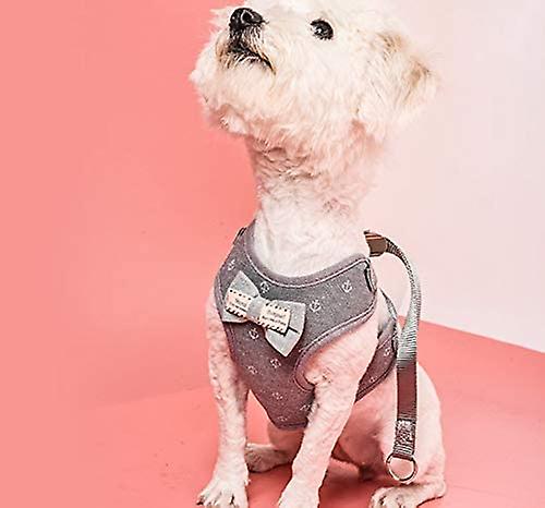Arnés Para Gatos Huoguo Fly Con Correa Ajustable De 1,2 M, Gris Suave - Venta Internacional.