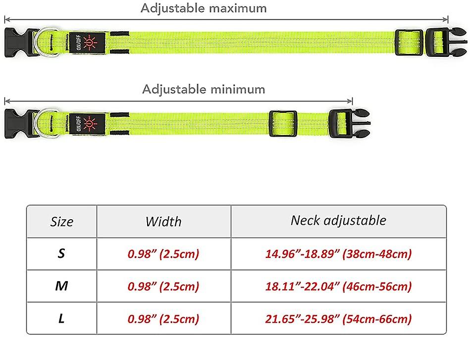 Foto 3 pulgar | Collar Led Para Perros Huoguo Usb Recargable A Prueba De Agua - Venta Internacional.