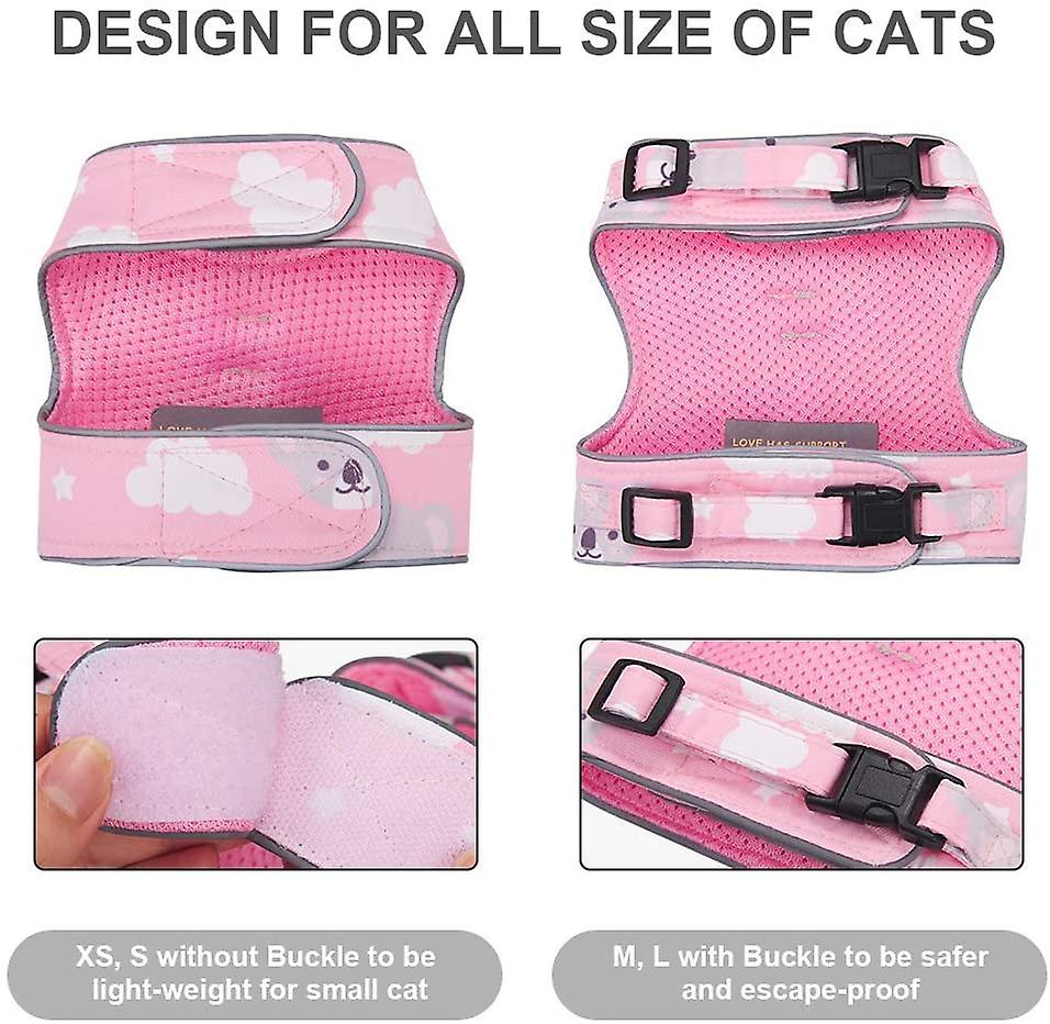 Foto 4 pulgar | Juego De Arneses Para Gatos Huoguo Escape Proof Con Correa Para Perros Y Gatos - Venta Internacional.