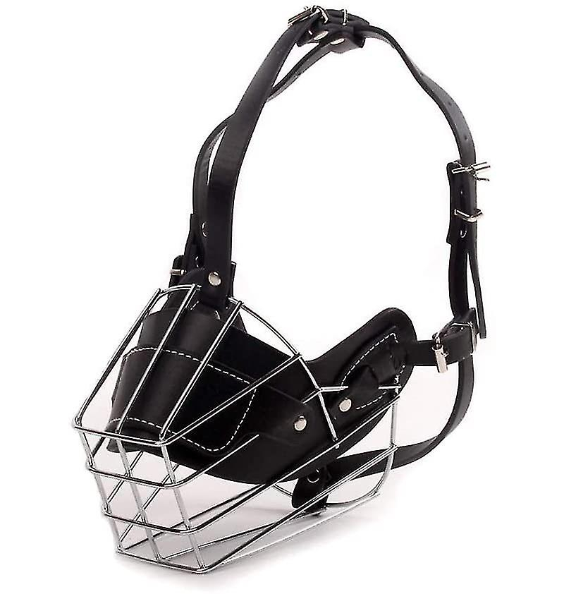 Foto 3 pulgar | Bozal De Piel Supermetálico Para Perros Grandes - Venta Internacional.