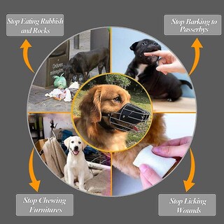 Foto 5 | Bozal De Piel Supermetálico Para Perros Grandes - Venta Internacional.
