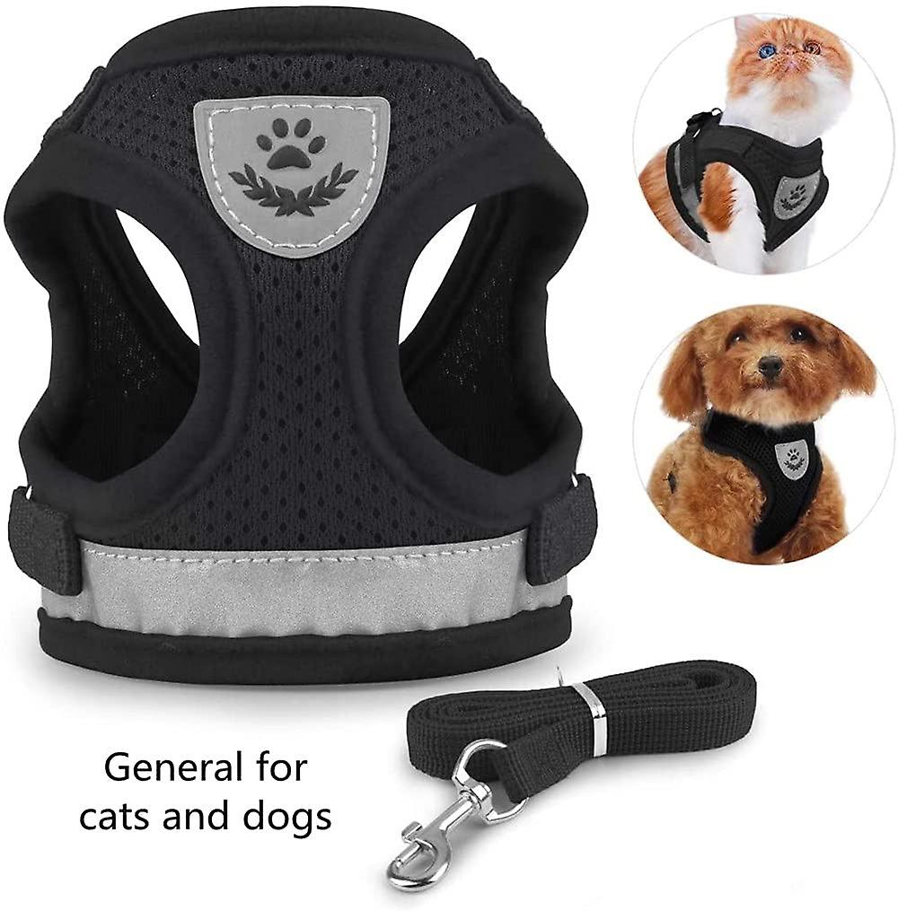 Juego De Arneses Y Correas Huoguo, Malla Suave Y Ajustable Para Gatos - Venta Internacional.