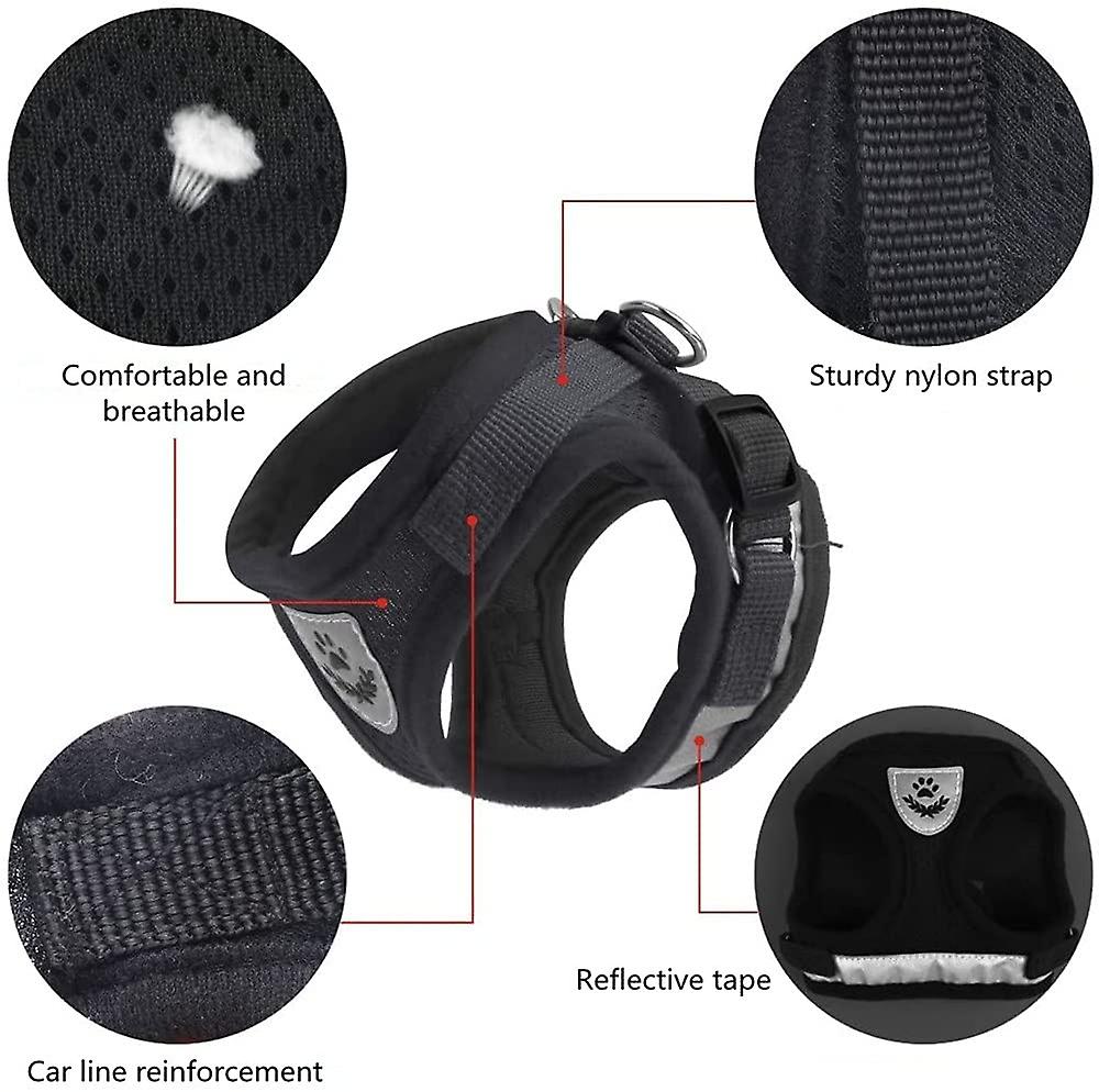 Foto 3 pulgar | Juego De Arneses Y Correas Huoguo, Malla Suave Y Ajustable Para Gatos - Venta Internacional.