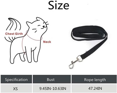 Foto 3 | Juego De Arneses Y Correas Huoguo, Malla Suave Y Ajustable Para Gatos - Venta Internacional.