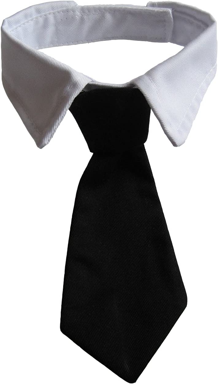 Foto 5 | Collar De Algodón Con Esmoquin Para Mascotas Con Lazo Negro Para Perro/gato - Venta Internacional.