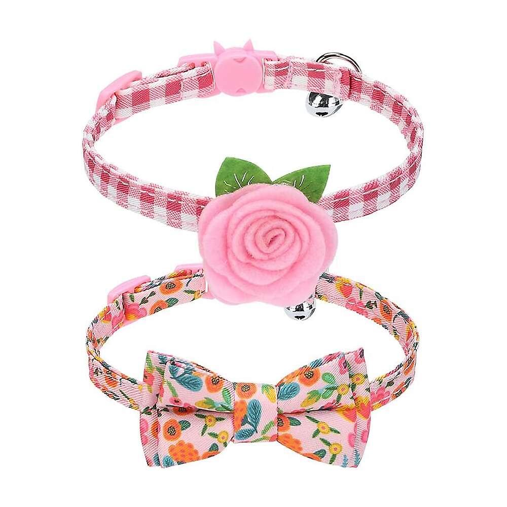 Foto 5 | Collares Para Gatos Huoguo Ajustables Breakaway, Paquete De 2 Unidades, Para Gatitos, Color Morado - Venta Internaciona