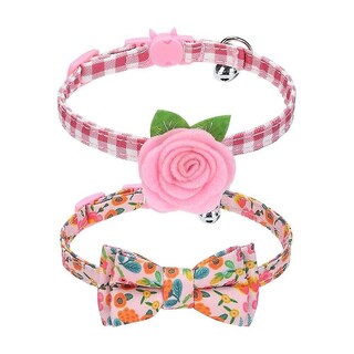 Foto 5 | Collares Para Gatos Huoguo Ajustables Breakaway, Paquete De 2 Unidades, Para Gatitos, Color Morado - Venta Internaciona