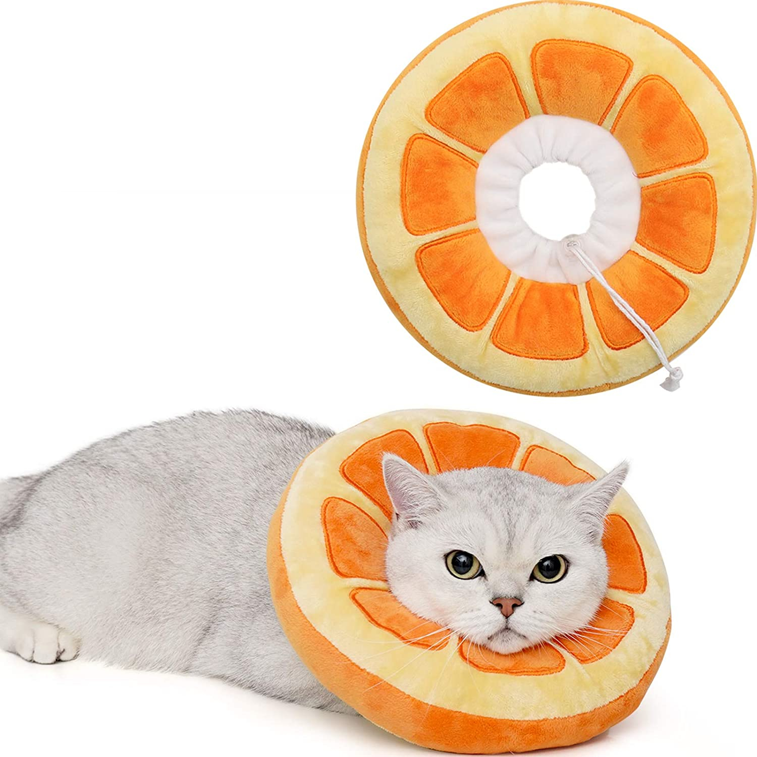 Collar En Forma De Cono Para Gatos Jieyou, Ajustable Y Suave Para La Recuperación - Venta Internacional.