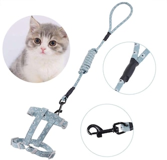 Foto 3 | Juego De Arneses Para Gatos Huoguo, Chaleco Ajustable De 4 Piezas Con Correa - Venta Internacional.
