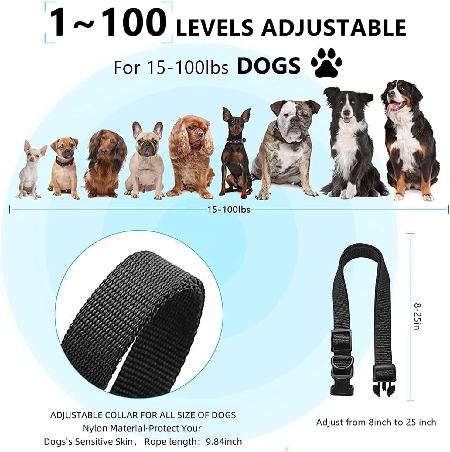 Foto 6 pulgar | Collar De Choque Para Perro Grande 100% Impermeable Recarga - Venta Internacional.
