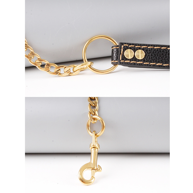 Foto 4 pulgar | Juego De Correa Y Collar Para Perros De Acero Inoxidable Para Perros Pequeños Y Grandes  - Venta Internacional.