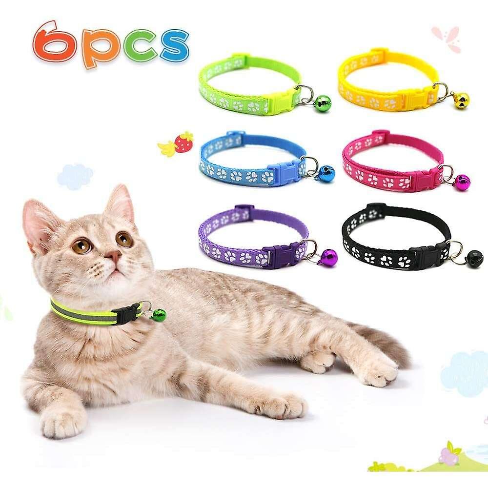 Foto 5 | Collares Para Gatos Huoguo, 8 Unidades, Con Campana Ajustable Para Gatos Pequeños - Venta Internacional.