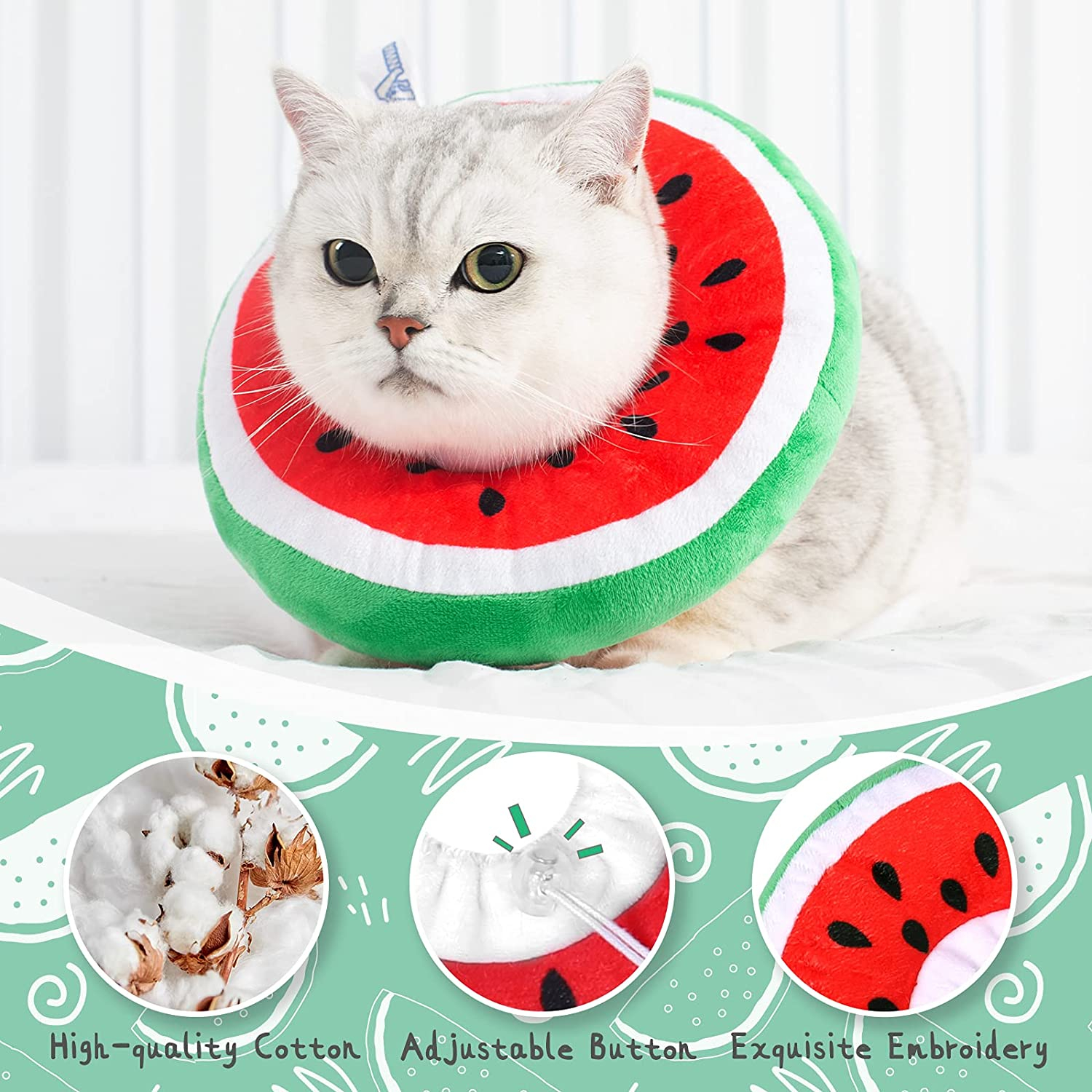 Foto 5 pulgar | Collar Ajustable En Forma De Cono Para Gatos Y Perros Pequeños, Suave - Venta Internacional.