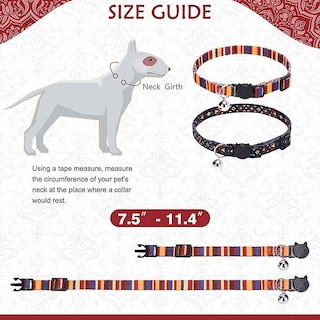 Foto 1 | Collar Para Gatos Huoguo Natural Scenery Breakaway Con Cascabeles X2 - Venta Internacional.