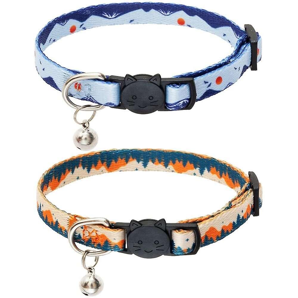 Foto 5 | Collar Para Gatos Huoguo Natural Scenery Breakaway Con Cascabeles X2 - Venta Internacional.