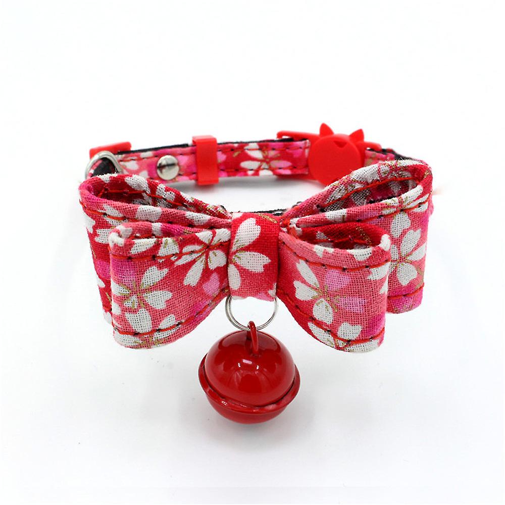 Collar De Lazo Ajustable Con Cuello Estampado Con Campana Para Mascotas - Venta Internacional.