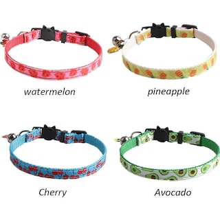 Foto 5 | Collar De Gato, Collar Ajustable De Leopardo Para Mascotas Con Pajarita - Venta Internacional.