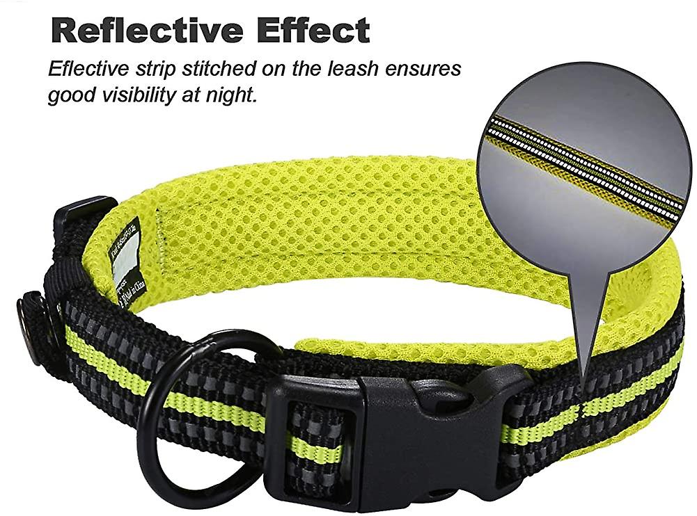 Foto 4 pulgar | Collar De Perro Ajustable Acolchado De Nailon Reflectante Para Perros - Venta Internacional.