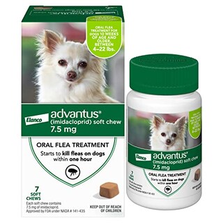 Foto 3 | Tratamiento Antipulgas Masticable Para Perros Pequeños Advantus, De 2 A 10 Kg, 7 Perros - Venta Internacional.