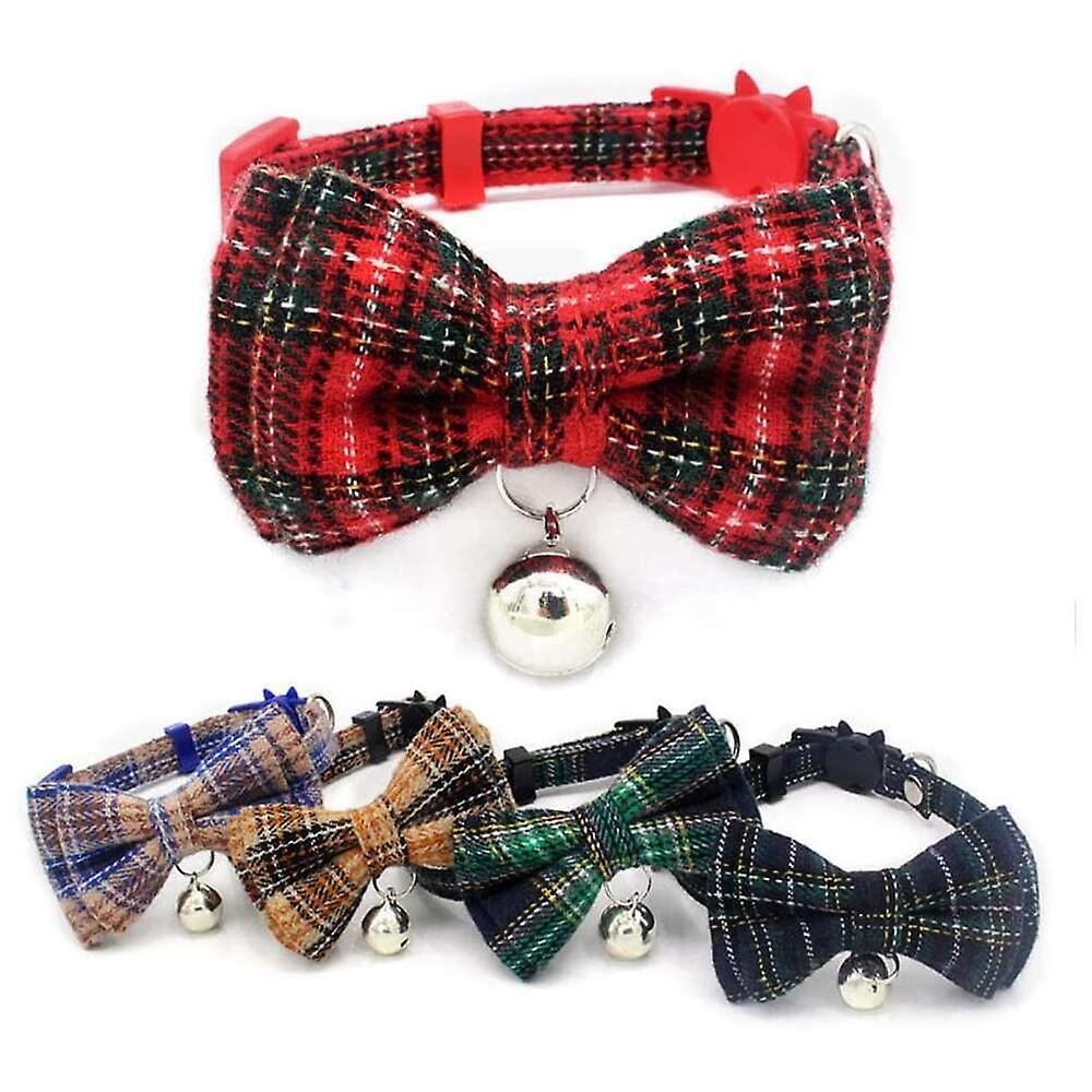 Foto 2 | Pajarita A Cuadros Huoguo Con Cuello De Gato Con Forma De Campana Breakaway Roja M - Venta Internacional.