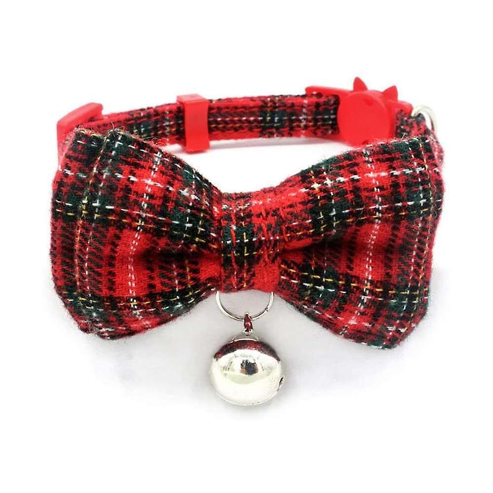 Foto 6 pulgar | Pajarita A Cuadros Huoguo Con Cuello De Gato Con Forma De Campana Breakaway Roja M - Venta Internacional.