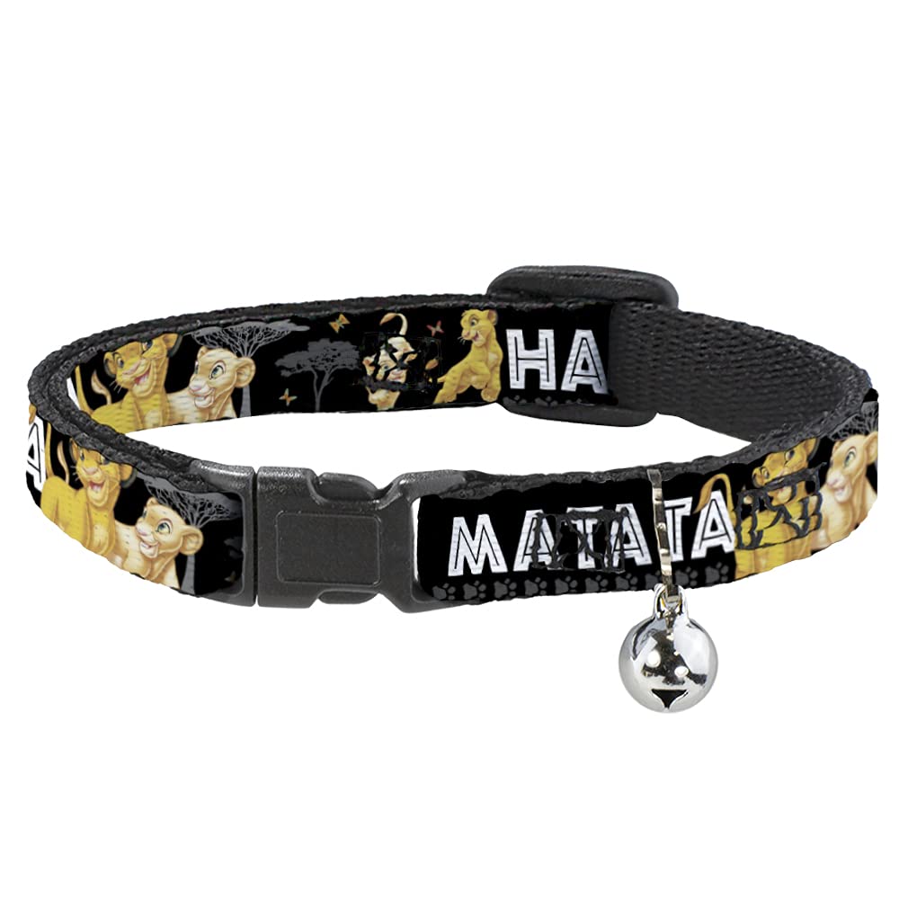Collar Con Hebilla Para Gato, Rey León, Simba Nala Hakuna Br - Venta Internacional.