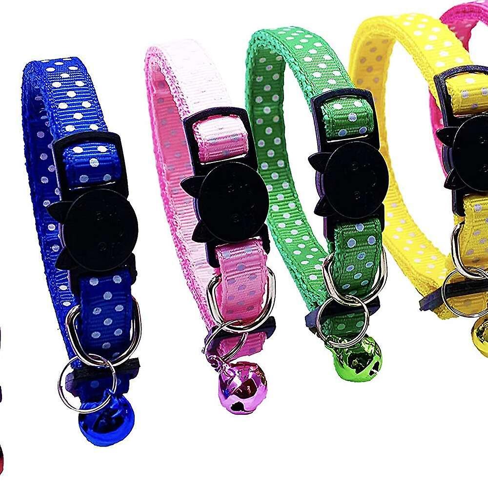Foto 2 pulgar | Collares De Seguridad Ajustables Para Gatos Huoguo Breakaway, 6 Unidades - Venta Internacional.