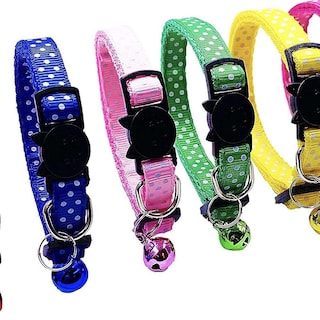 Foto 1 | Collares De Seguridad Ajustables Para Gatos Huoguo Breakaway, 6 Unidades - Venta Internacional.
