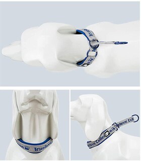 Foto 3 | Collar De Nailon Sin Tirones Para Perros Con Rayas Reflectantes Huoguo - Venta Internacional.