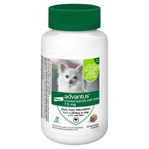 Foto 2 pulgar | Tratamiento Antipulgas Masticable Advantus Para Perros Pequeños De 2 A 10 Kg, 30 Unidades - Venta Internacional.