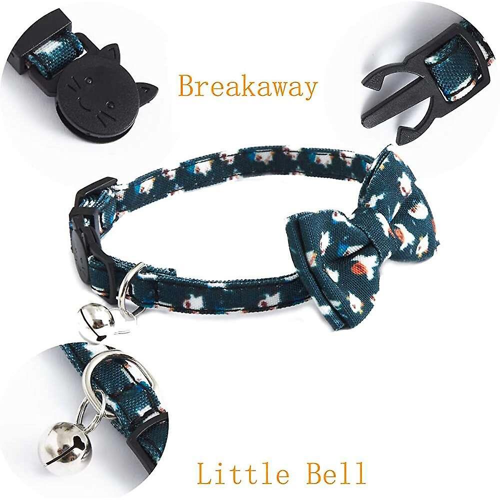 Foto 3 pulgar | Collar De Halloween Para Gatos Breakaway Con Campana, Tamaño Ajustable - Venta Internacional.