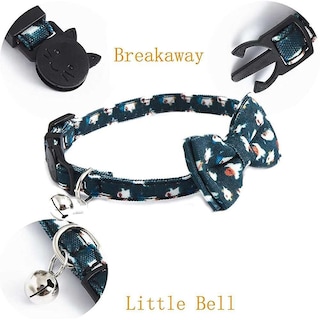 Foto 2 | Collar De Halloween Para Gatos Breakaway Con Campana, Tamaño Ajustable - Venta Internacional.