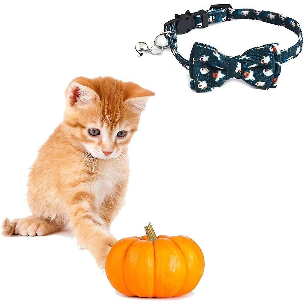 Foto 5 pulgar | Collar De Halloween Para Gatos Breakaway Con Campana, Tamaño Ajustable - Venta Internacional.