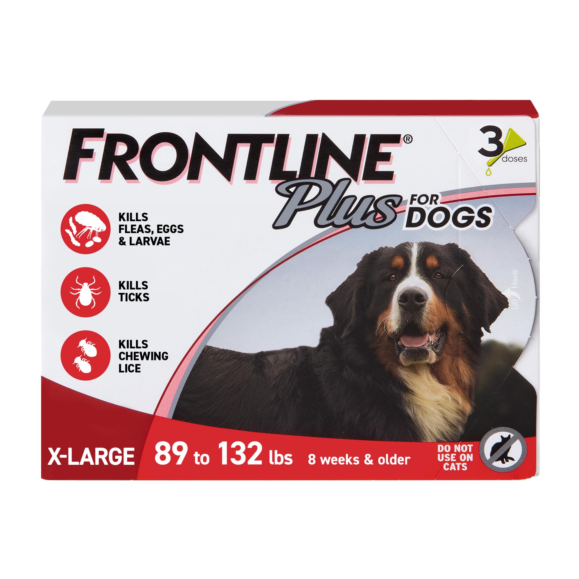 Tratamiento Contra Pulgas Y Garrapatas Frontline Plus Para Perros De Talla Xl - Venta Internacional.