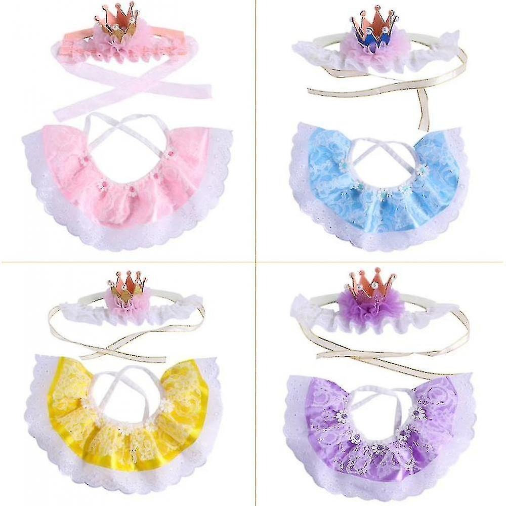 Foto 2 | Accesorios Para Bandana Y Corona De Gato De Encaje Huoguo De Cat Apparel - Venta Internacional.
