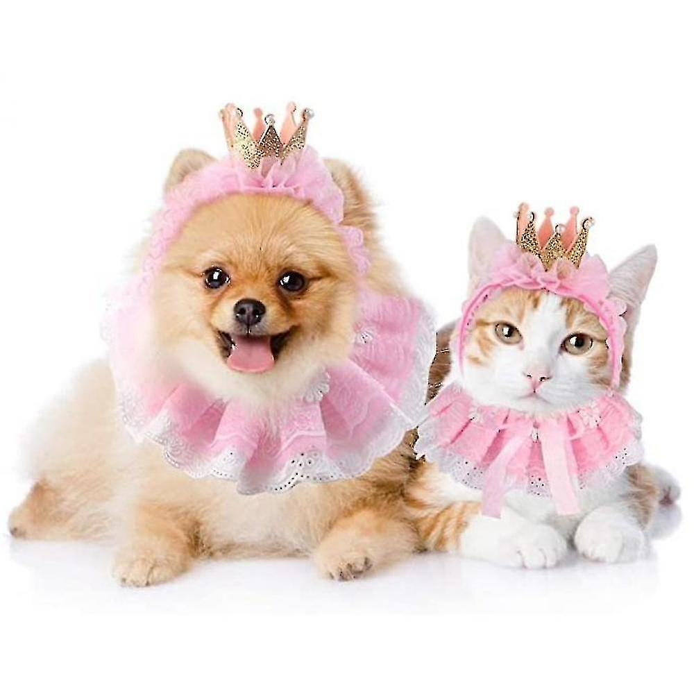 Foto 3 | Accesorios Para Bandana Y Corona De Gato De Encaje Huoguo De Cat Apparel - Venta Internacional.